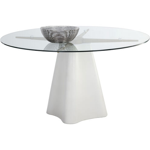 Moda 55 X 30.25 inch White Dining Table